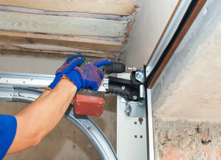 Garage Door Track Repair