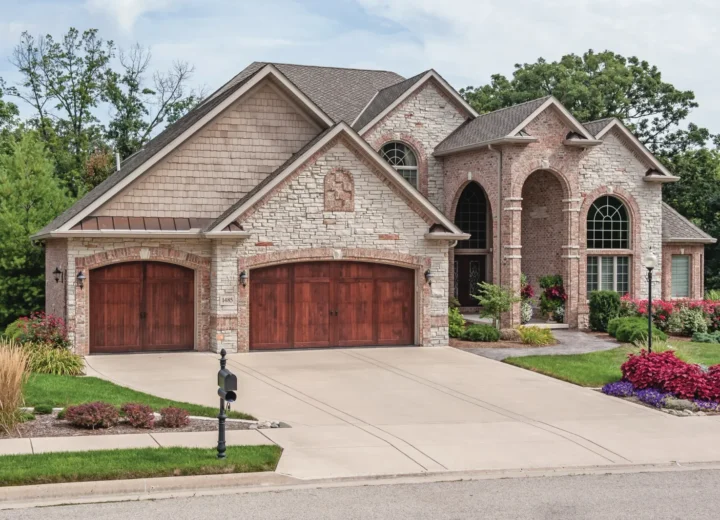 Residential garage door